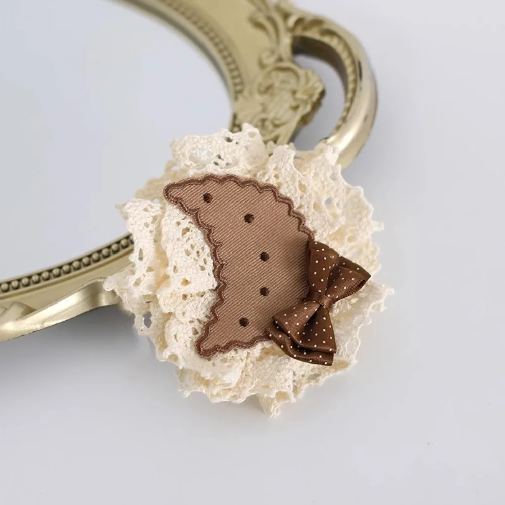 

Fashion Handmade Lolita Hair Clip Paper Cup Cake Lace Mint Chocolate Hair Clip Cute Cartoon Cookie Hair Accessories Women Girls