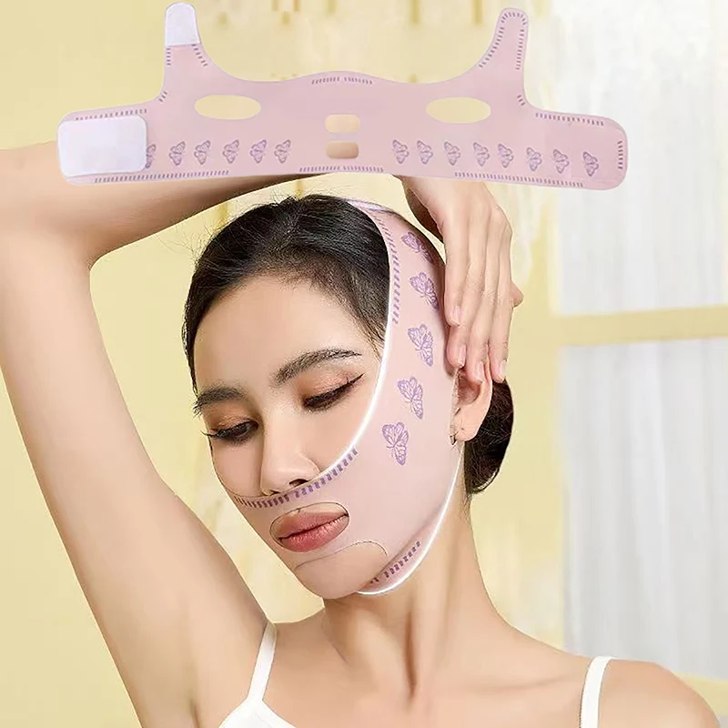 Face V Shaper Gezichts Afslankende Bandage Relaxatie Lift Up Riem Vorm Lift Verminderen Dubbele Kin Gezicht Thining Band Massage Hot Sale