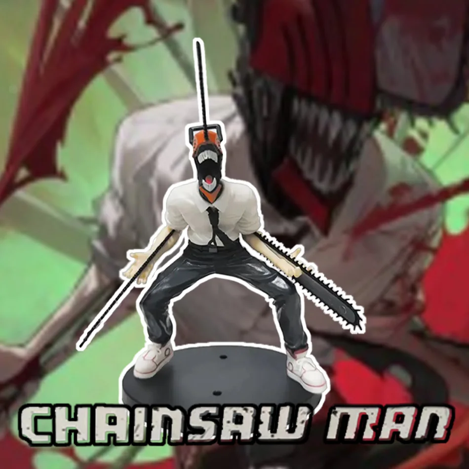 Hot 18cm Chainsaw Man Anime Figure Power Denji Action Figure PVC Chainsaw Man Power Figurine PVC Adult Collection Model Doll Toy