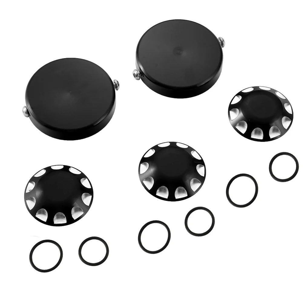 Cnc alumínio roda eixo Caps e rolamento Caps Kit, à prova de intempéries, compatível para Can Am, Ryker Acessórios, 5pcs