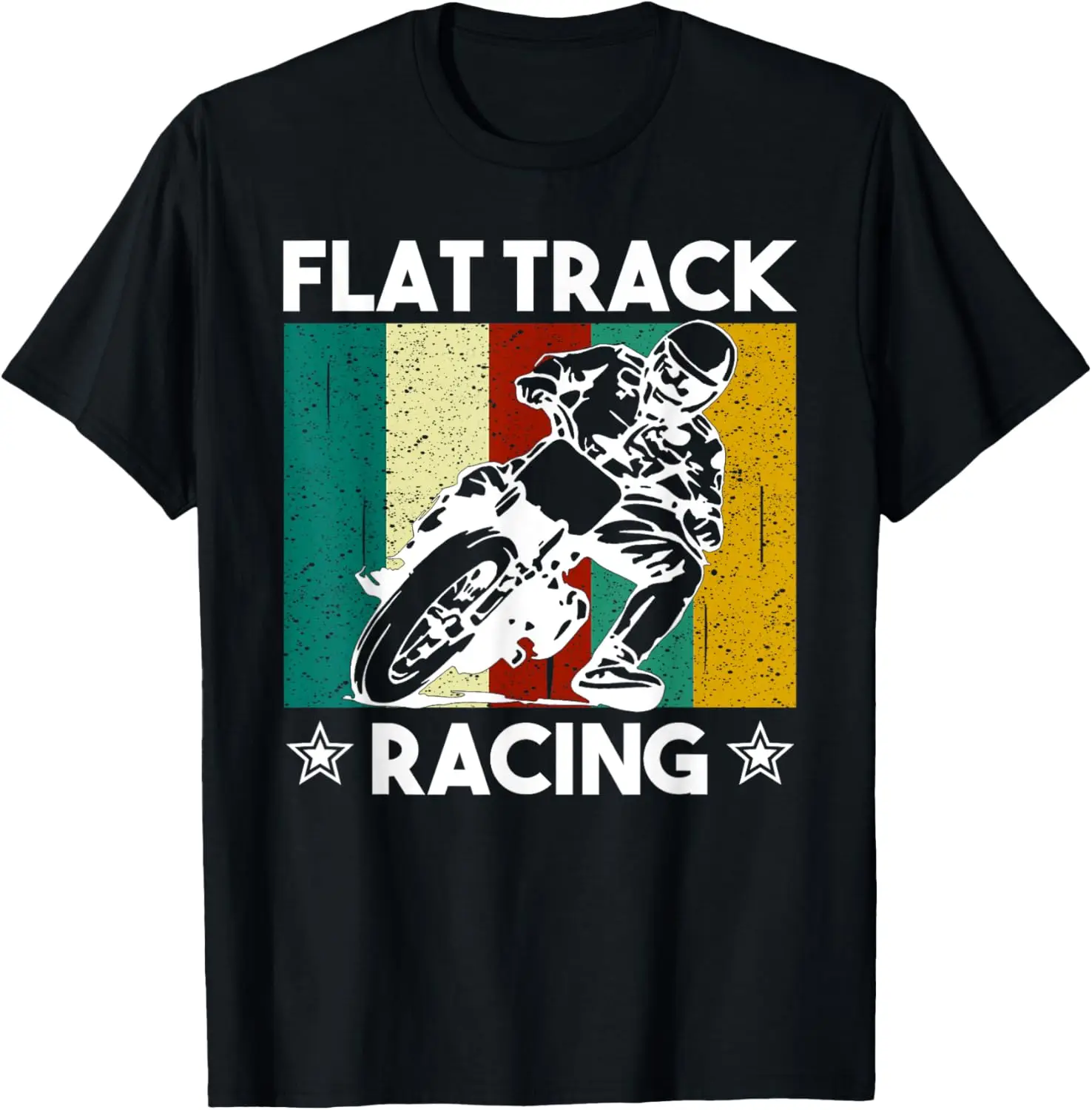 

Vintage Flat Track Racing Gift Motorcycle Racer Men Women T-Shirt