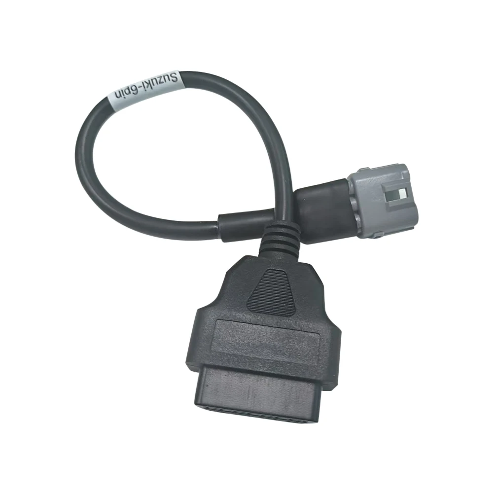 OBD2 Motorcycle Diagnostic Cables 6pin to 16pin OBD2 for Suzuki GSX-R 1000/1000R/125 OBD2 Extension Cables