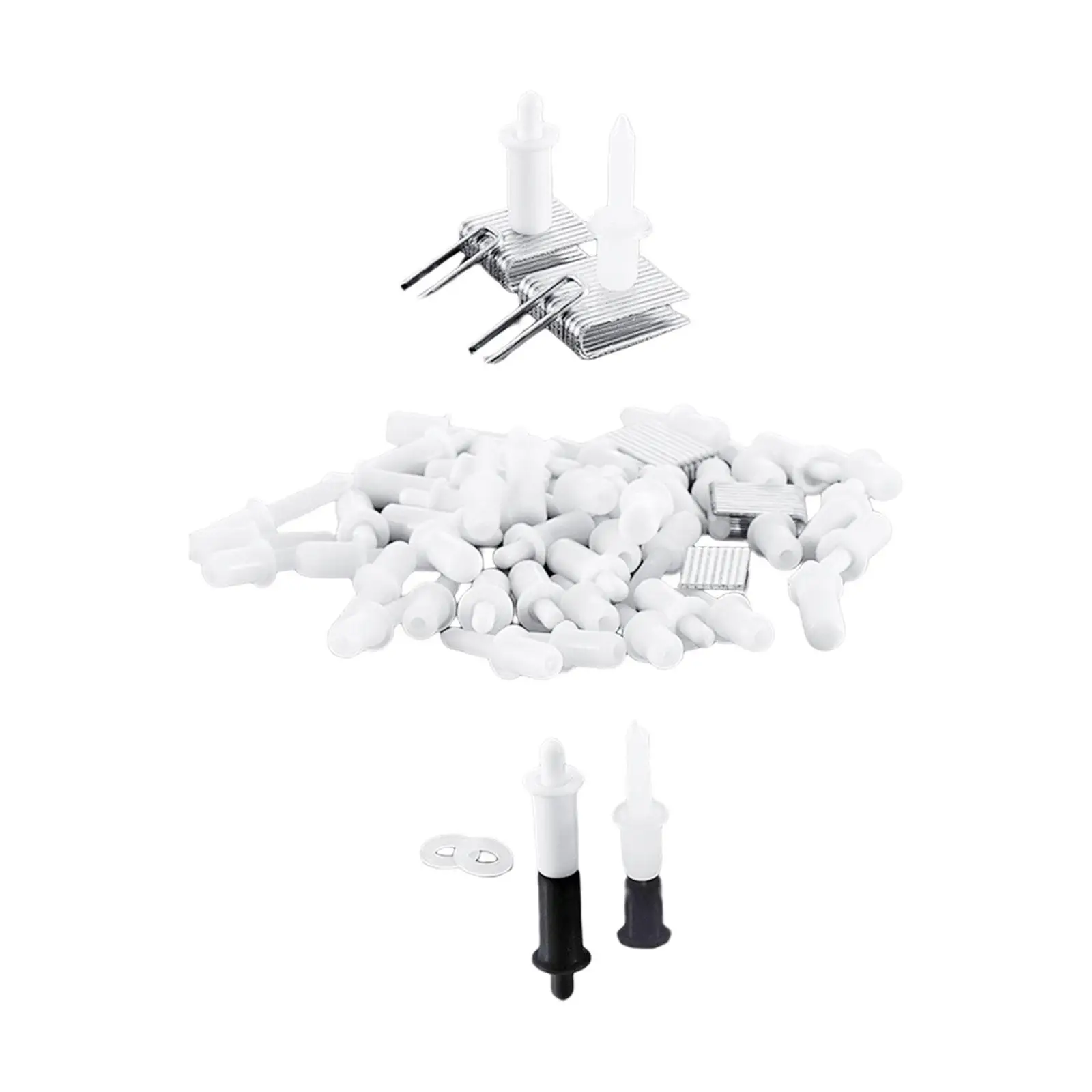 85x Repair Plantation Shutters Set Bolt Portable Replaces Sturdy Hardware Interior Blinds Louvers Staples for Curtain Household