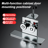 Multi-Function Cabinet Door Mounting Positioner Stainless Steel Household Mounting Jig Carpenter Woodwork Tool