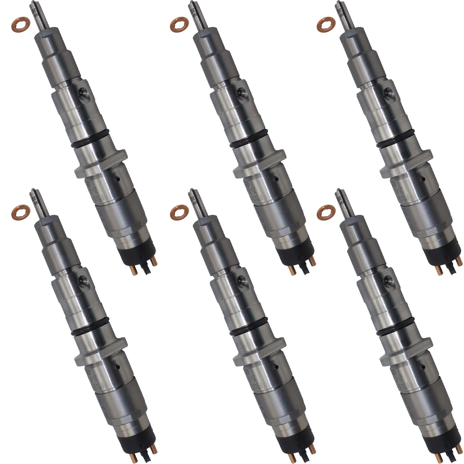 6PCS Fuel Injection 0445120152 Fits for Cummins QSB 5.9 Engine