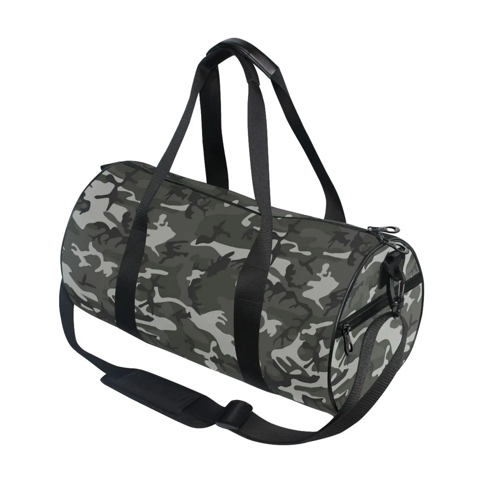 Saco de ginástica de impressão de camuflagem para homens e mulheres, saco de treinamento fitness, mochila de viagem ao ar livre, bolsa de esportes para ioga, 2024