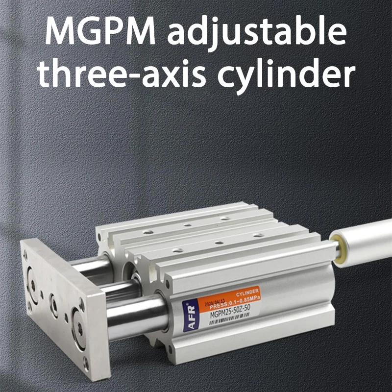 MGPM20 adjustable stroke 20 30 50mm three shaft compact high thrust guiding cylinder MGPM20-30AZ-XC8 MGPM20-50BZ-XC8