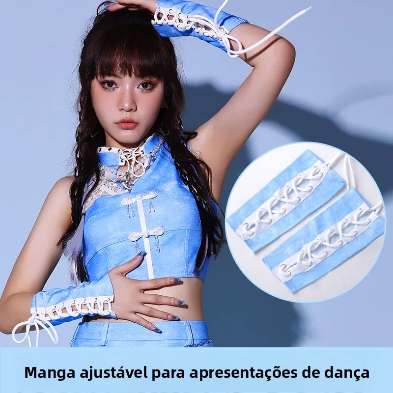acessorios-para-performance-de-palco-luvas-decorativas-com-corda-para-danca-hip-hop-e-street-dance-coberturas-de-manga-para