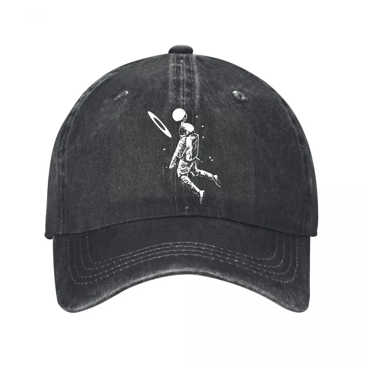 Astronaut Space Vinyl Wall Decal Home Decor New Vintage Washed Cotton Baseball Cap Hip Hop Sun Hats