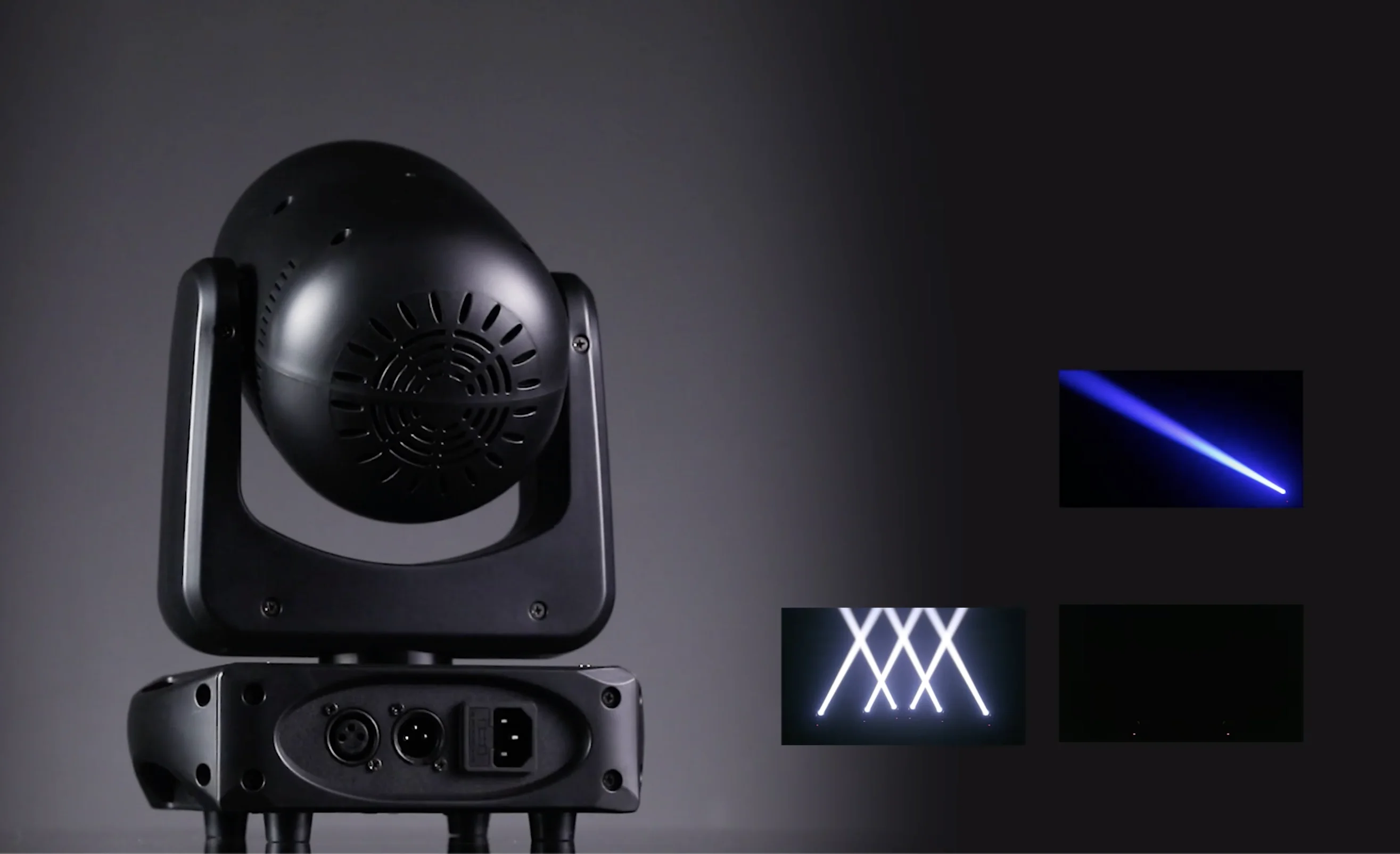 Little Bee Smart 100MM Pure Beam 80W Stage Moving Head Light DMX512 Voice Activated Self-Propelled Home Party Disco