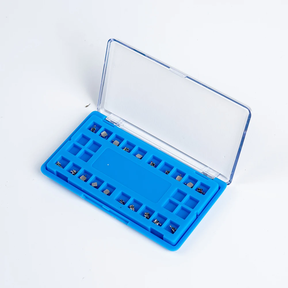 100pcs/5pack Easyinsmile Dental Material for Metal Orhto mini Bracket Roth/MBT 022 3/345  Mini Braces Self Ligating