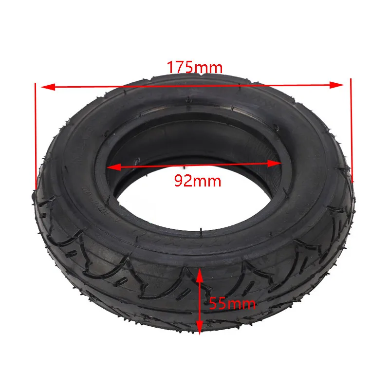 Thickened Wear Resistant175x50 Electric Scooter Tire, Fits 7 Inch 175x50 Wheelchair Stroller Tire Replacement