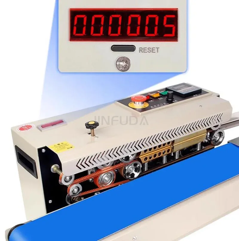 ماكينة سدادة الشريط المستمر الصناعية عالية الجودة ماكينة سدادة الأكياس البلاستيكية الأفقية #3