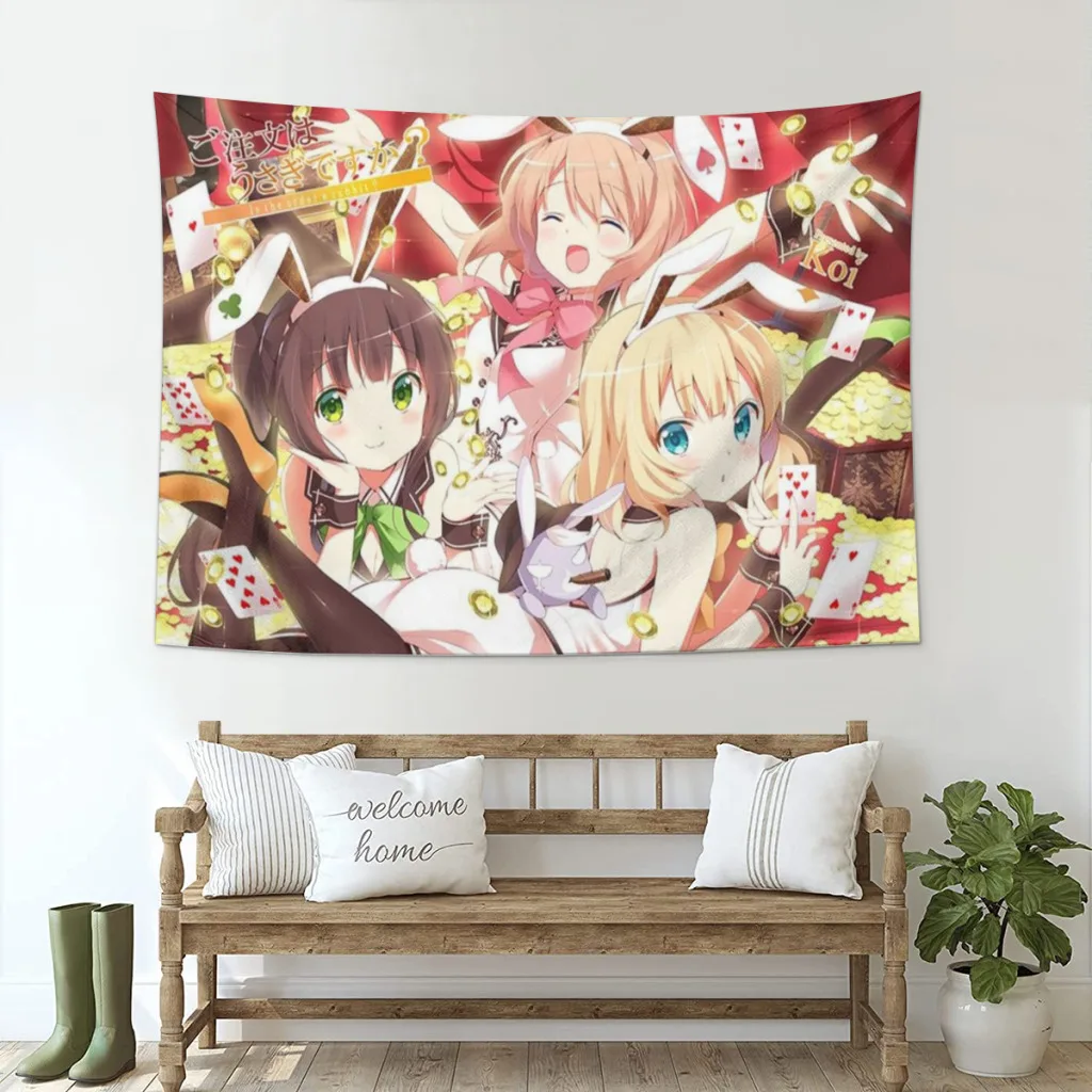 

ReVdol! Tapestry Kawaii Japanese Anime Cute Home And Decoration Wall Art Tapestries Room Decors