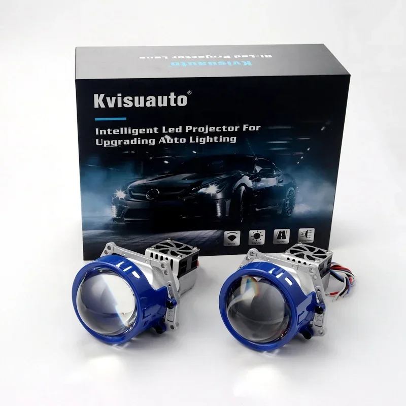 CQL KVISUAUTO 3inch K7 48w 55w H1 H4 H7 H11 9005 9006 Bi Led Headlight Projector Lens