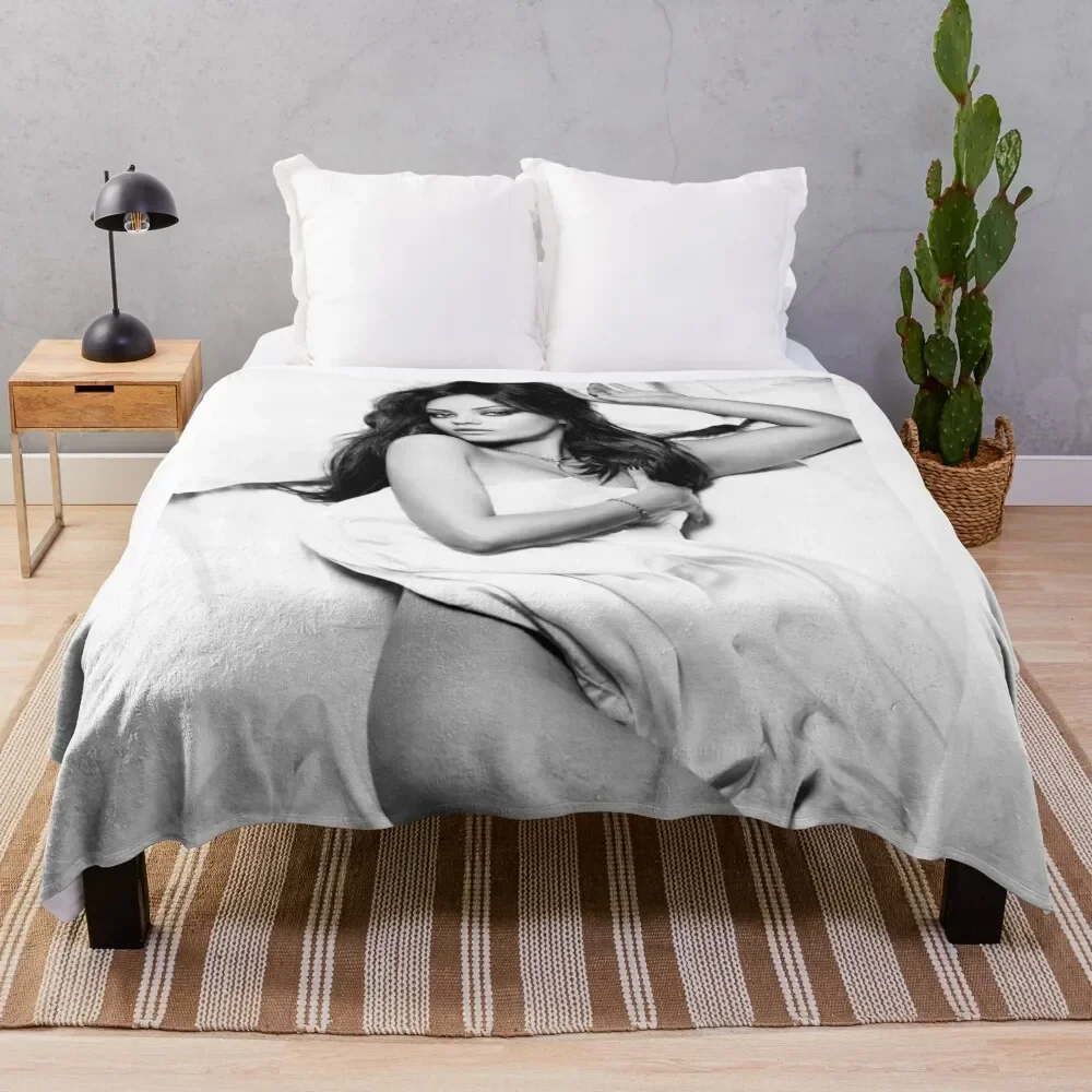 

my favorite mila Throw Blanket Blankets For Bed Sofa Quilt Hairy Blankets