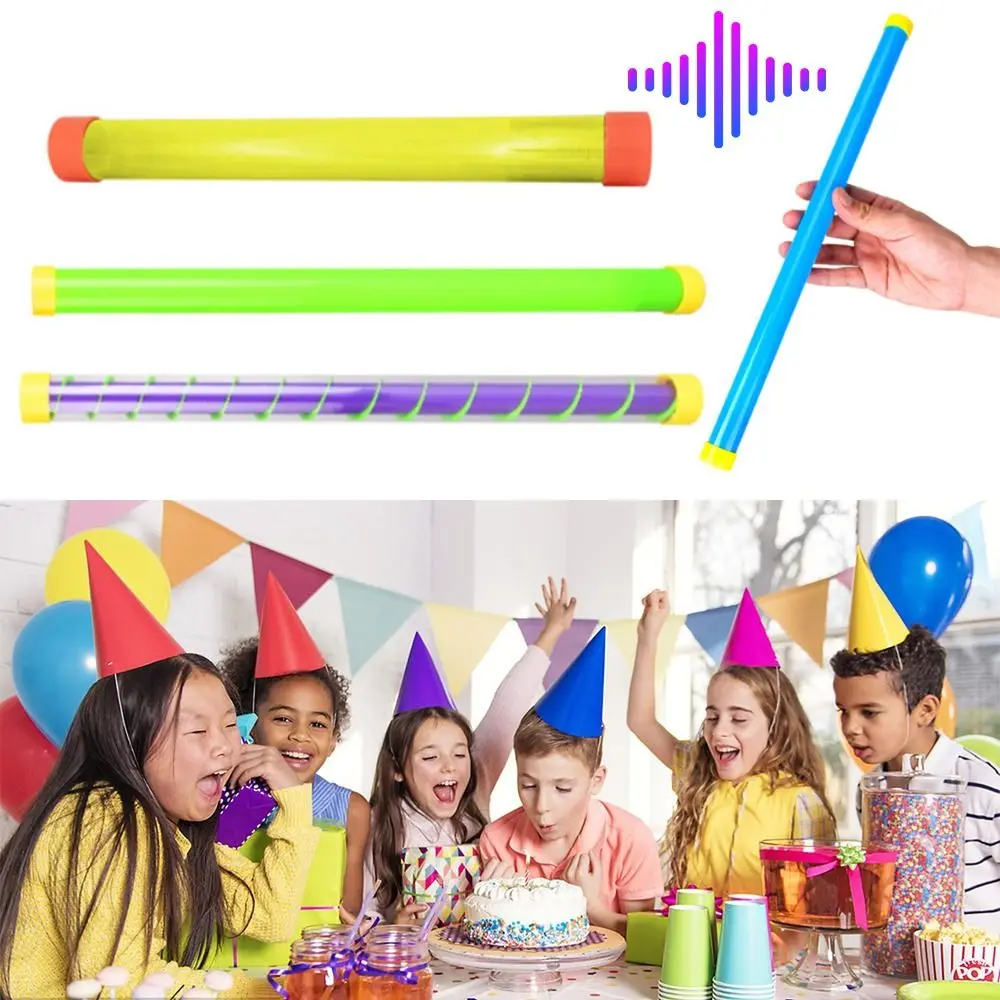High Quality Plastic Giggle Stick Funny Prank Kids Toys Shake Farting Tube Jokes Groan Tube Gift