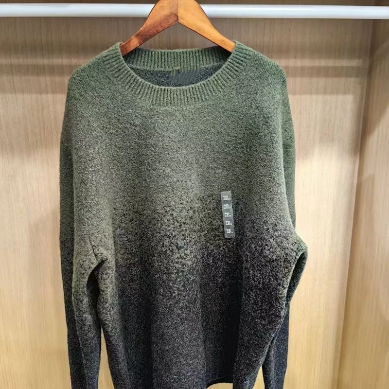 

Autumn Winter Men's round Ne Knitted Long Sve Sweater Casual Base irt Comfortable Warm Breathable Skin-friendly Fce