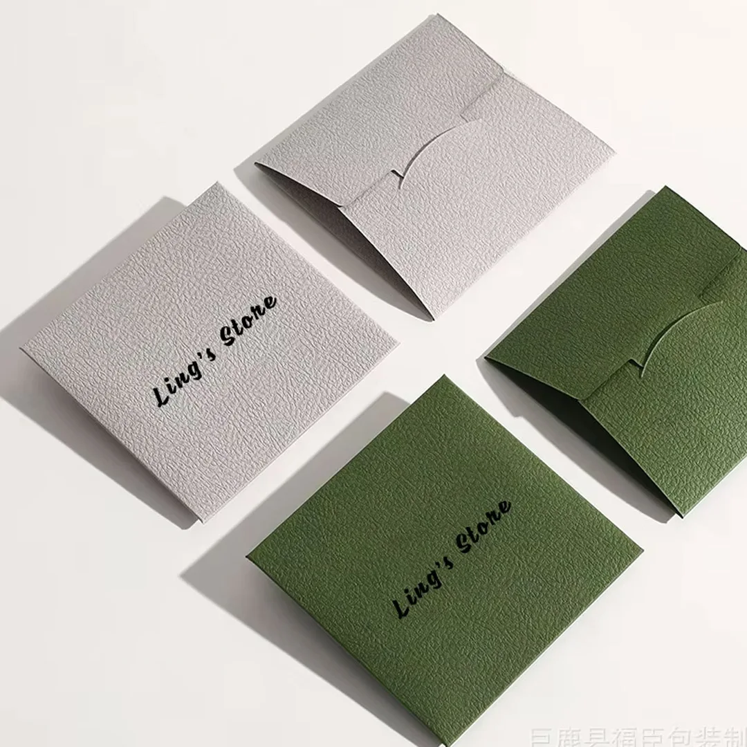 100개 맞춤형 로고 봉투, 8x8cm 검정 광택 천, 개별 포장된 8.5x8.5cm 보석 세척 및 광택용 천