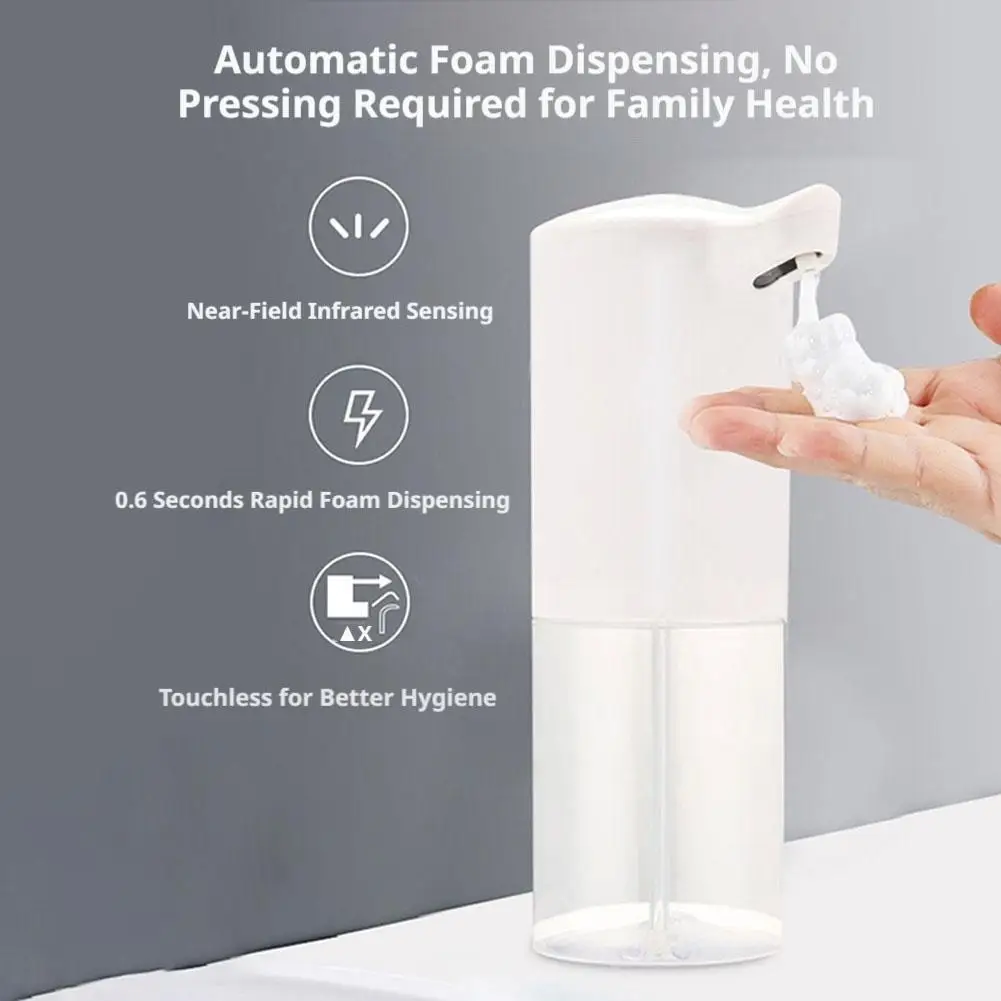 Automatic Soap Dispenser 320ml Touchless Infrared Sensor Liquid Soap Dispenser IPX4 Waterproof For Bathroom Kitchen