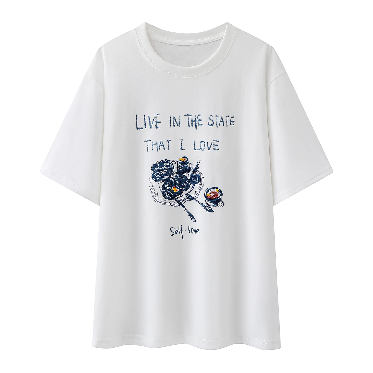 Casual Round Neck S…