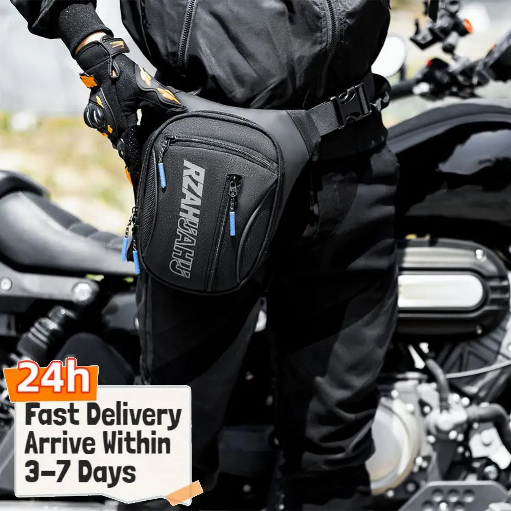 

Водонепроницаемая мотоциклетная сумка на бедро, большая вместительная сумка на пояс для мотоцикла, нагрудная сумка для походов, кемпинга, рыбалки