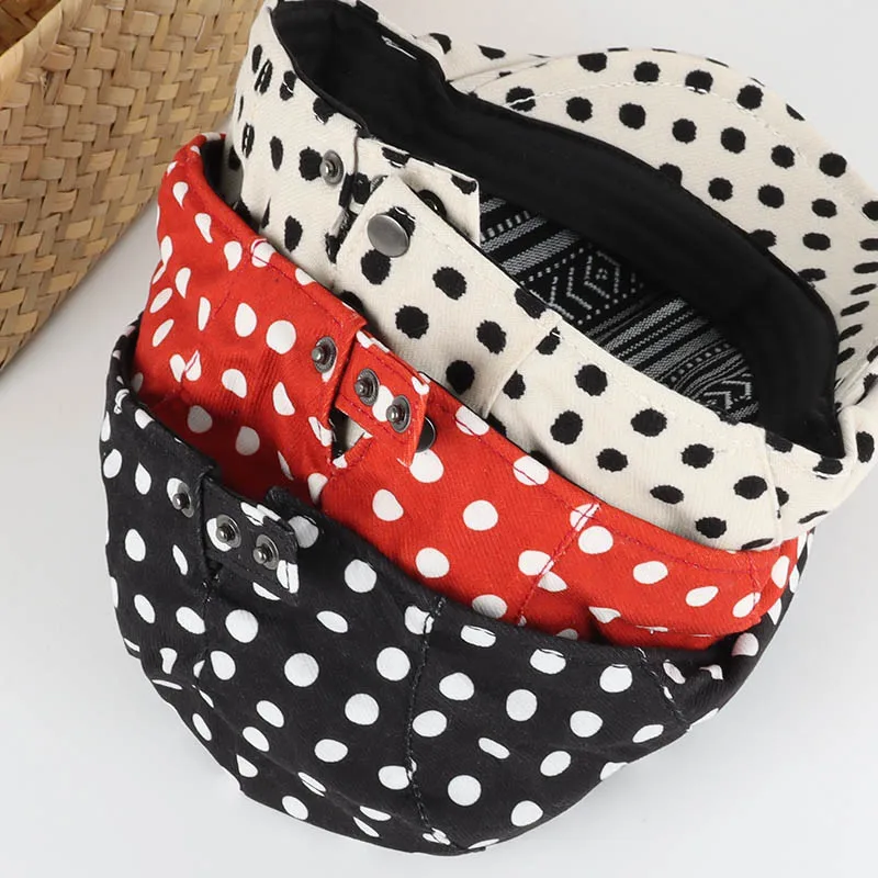 Fashion Beret Korean Dot Leopard Newsboy Cap Women Cotton Boina Mujer 2026 Women\'s Hat Luxury Vintage Peaky Blinders Flat Hats