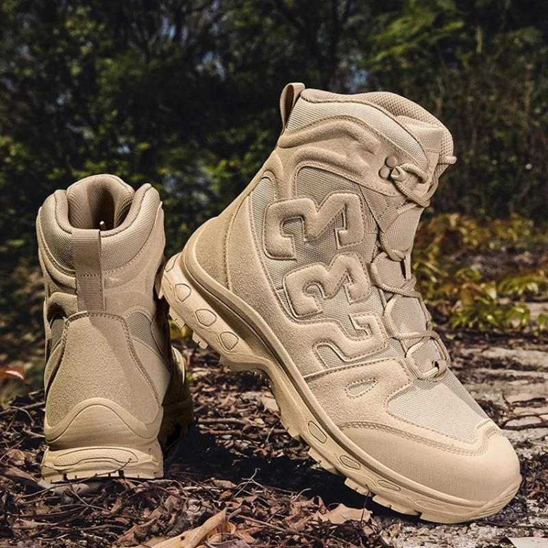 

New Men's Shoes High-top Boots Mountaineering Boots Non-slip and Wear-resistant High Quality Comfortable and Lightweight