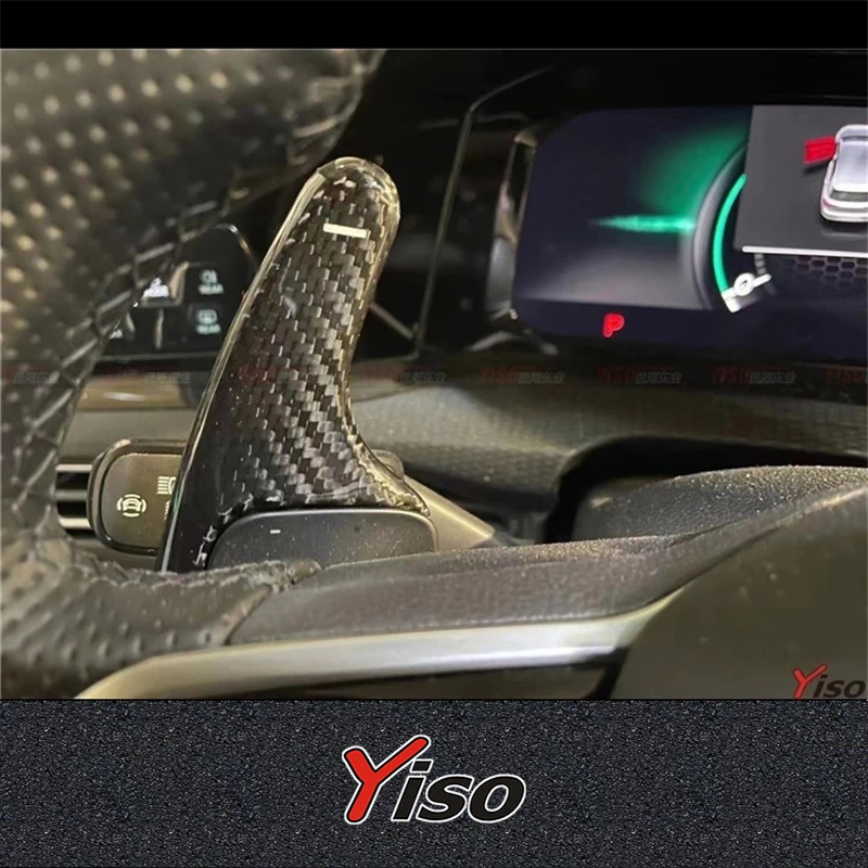 Suitable for GOLF 8 R GTI Rline Aspec cover Modified Aerodynamic kit carbon fiber interior steering wheel shift paddles