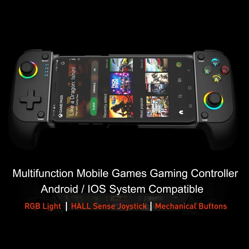 Applicable to switch console IOS, Android mobile PS4 wireless gamepad support XBOX cloud platform, host streaming gameplay can s