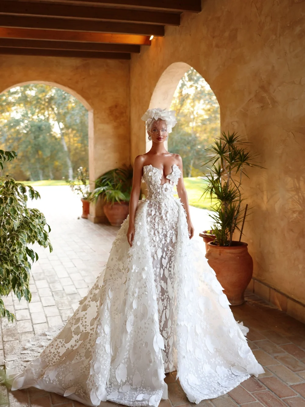 Vestido De novia seductor con escote corazón, vestido De novia romántico De hoja 3D, vestido De baile a la moda, vestido De novia largo hasta el suelo, bata De M 2026