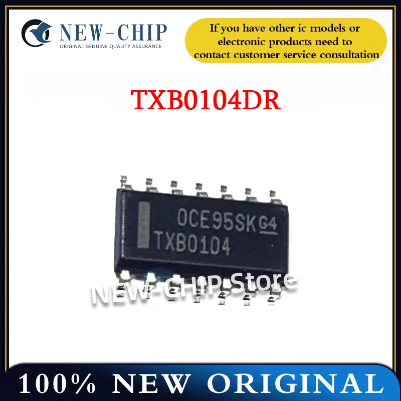 5PCS-100PCS/LOT  TXB0104DR  SOP14  Screen printing TXB0104  New Original