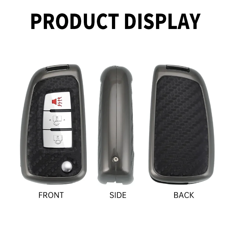 

Сумка для ключей Nissan, новый чехол для ключей из алюминиевого сплава, чехол для ключей от автомобиля