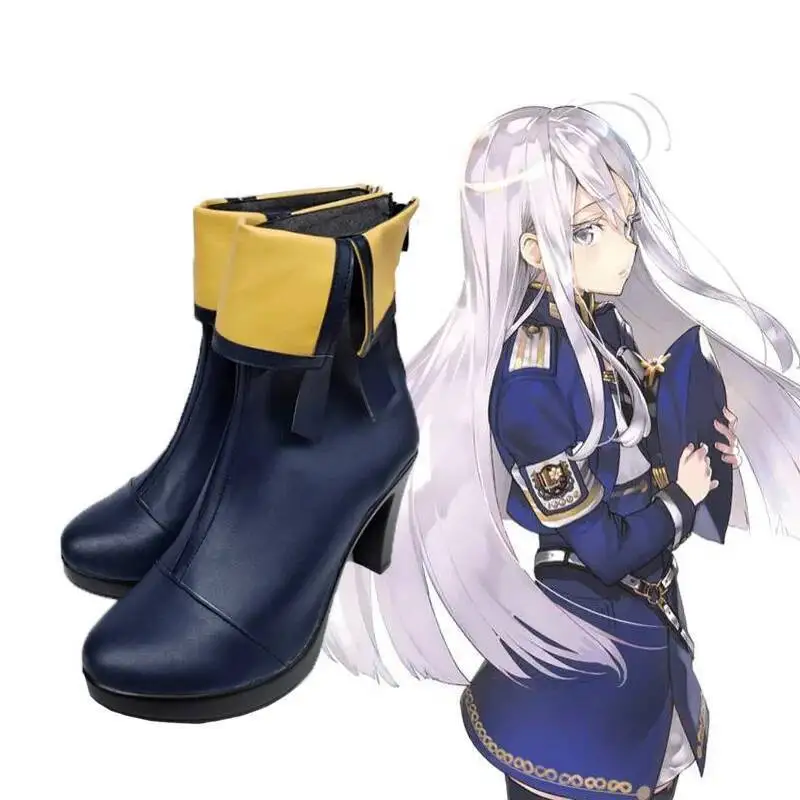 86-EightySix- Vladilena Milize Anime Cosplay Shoes Boots Halloween Costume 86 Eighty Six Cosplay High Heel Shoes