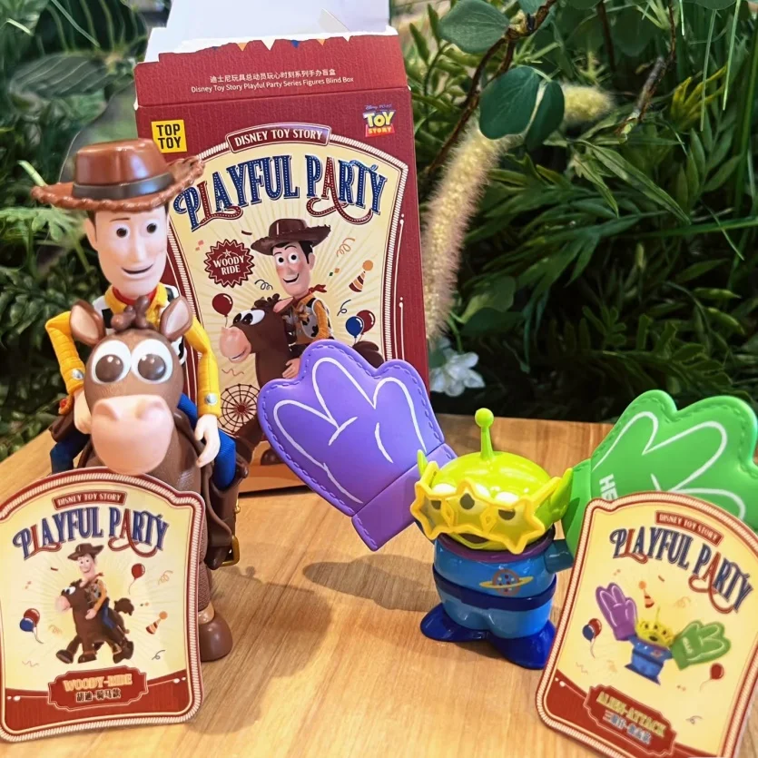 TOPTOY Disney Toy Story 30th Anniversary Buzz Lightyear Collectible Blind Box Figure Doll Table Trendy Toy Decor Kids Cute Gift
