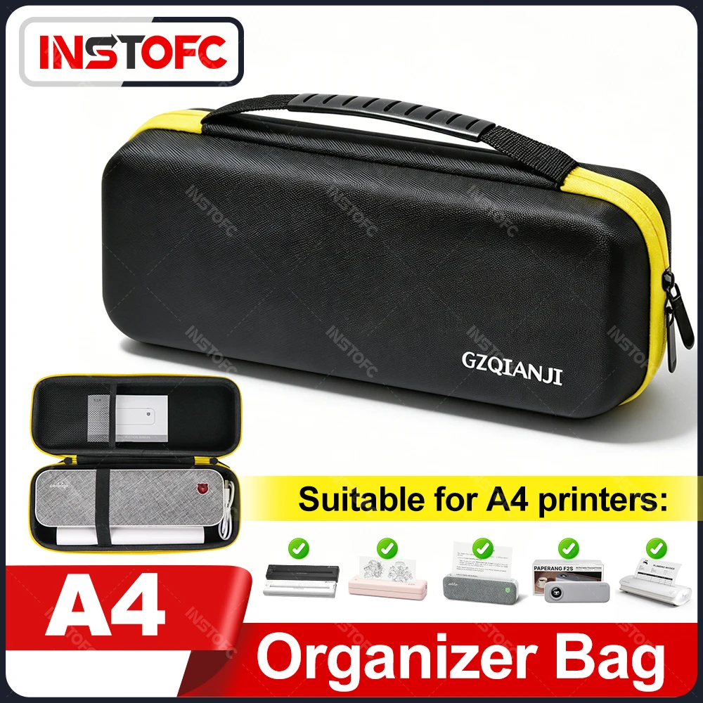 Newest Hard EVA Outdoor Travel Protect Box Storage Bag Carrying Cover Case for A40 M08F Portable A4 Heat-Sensitive Printer