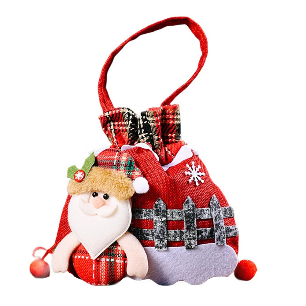 أكياس حلوى مزخرفة لعلاجات عيد الميلاد وحقائب احتفالات عيد الميلاد وحقائب هدايا عيد الميلاد المزخرفة للحفلات