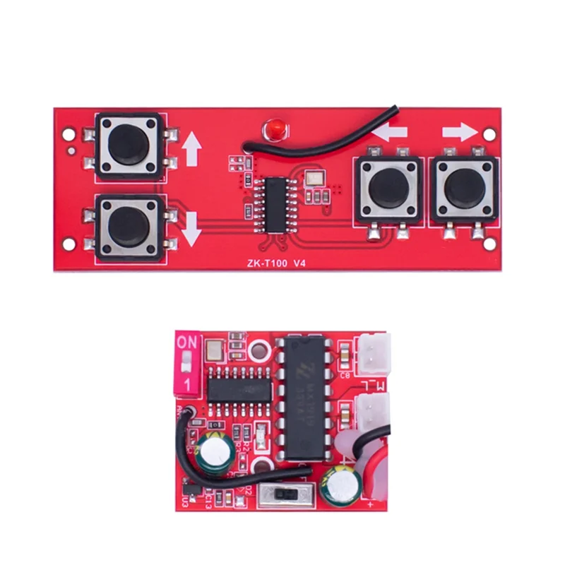 ABMF-4-Channel 2.4G Wireless Remote Control Receiver Set Remote Control Accessories ZK-TR100 Toy Car Model Boat Model