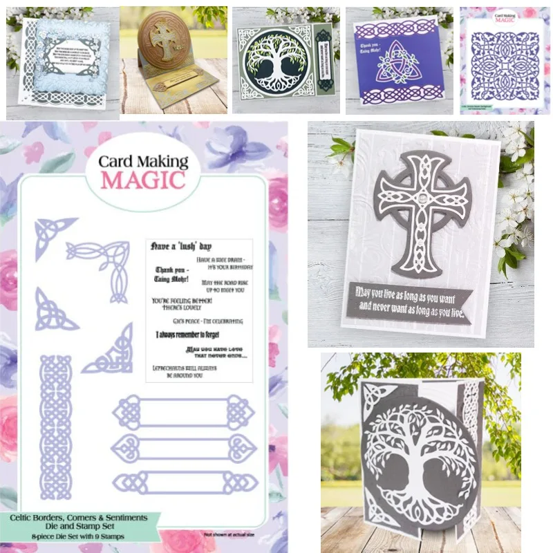 الأشجار الرموز دائرة الإطار المعدني قطع البيانات Slimline أساسيات الخردة حجز بطاقة الاستنسل قطع يموت DIY بها بنفسك الحرف اليدوية بطاقة #1