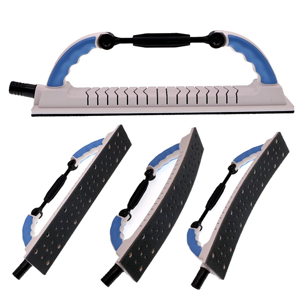 

70x400mm Flexible Adjustable Hand Sander With Dust Extraction Hand Sanding Block For Grinding Walls And Polishing Wood Products