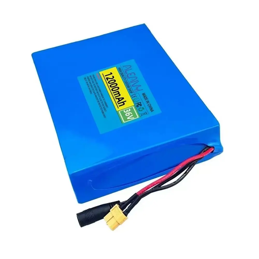 حزمة بطارية ليثيوم ذات سعة كبيرة جدًا 36 فولت 12000 مللي أمبير في الساعة 10S4P 18650 مع BMS، لأداة التنقل على لوح التزلج الطويل بقدرة 500 وات #4