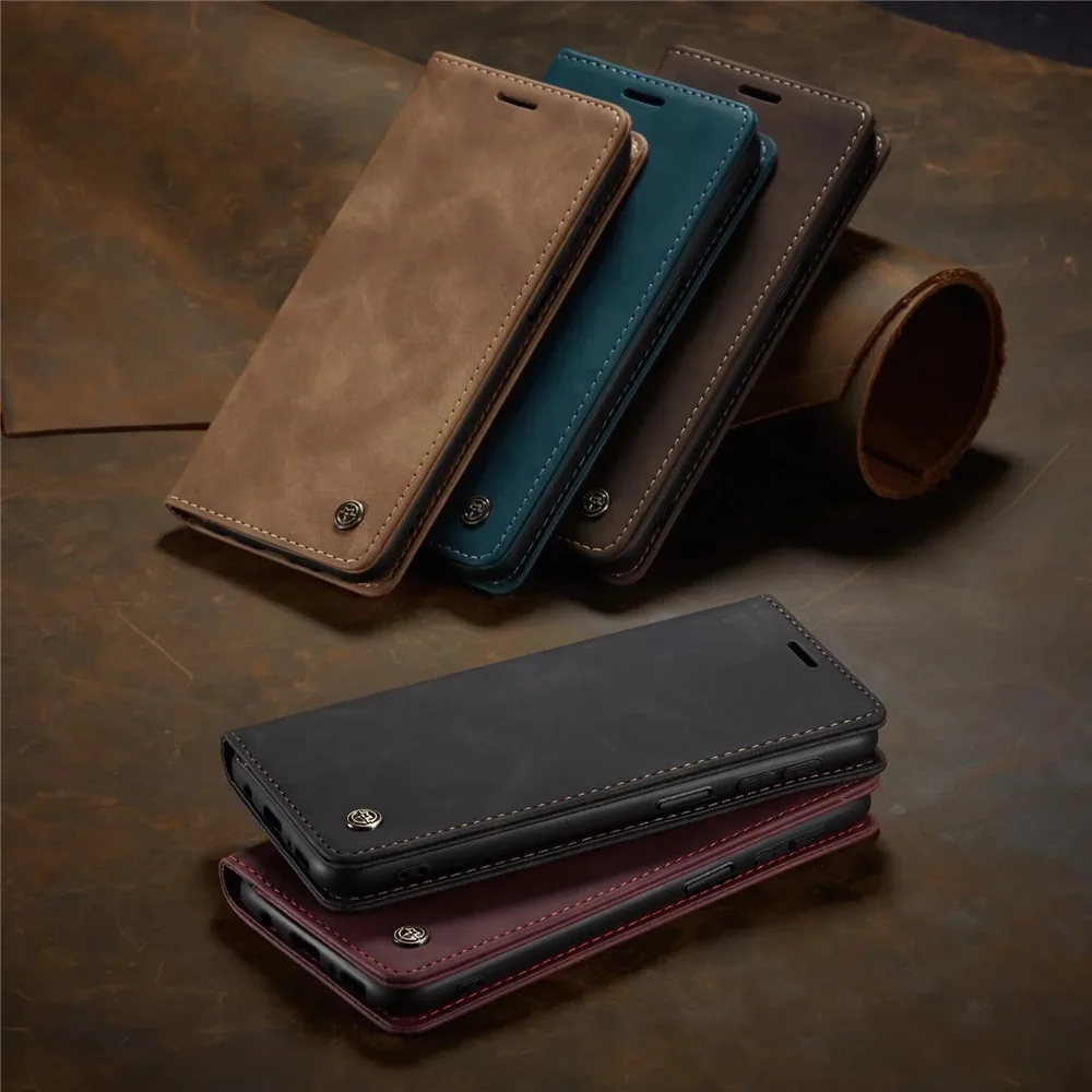 Retro Leather Flip Case For iPhone 16 15 14 Plus 13 12 11 Pro Max X XS XR 7 8 SE 2024 Phone Cover Book Coque Wallet Card Funda