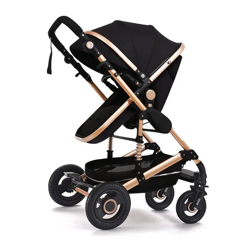 

Baby Stroller Lightweight Folding High Landscape Can Sit Lie Down Shock-absorbing Newborn Babies Children's Handcart