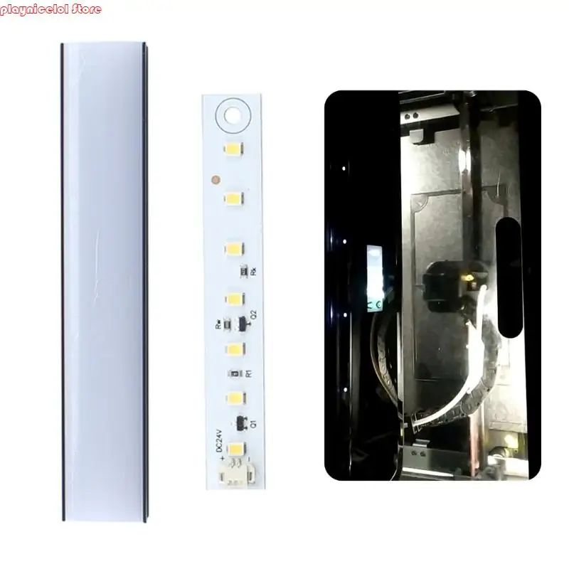 E8BA 좁은 대역폭 LED 라이트 바 프린팅 프로젝트 플러스 교체 용 프린터 액세서리를위한 LED 조명 키트