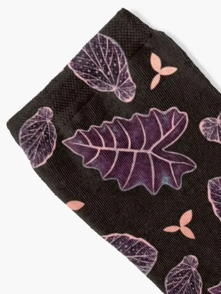 Alocasia Mauve Socks loose Lots christmas gifts essential Boy Child Socks Women's