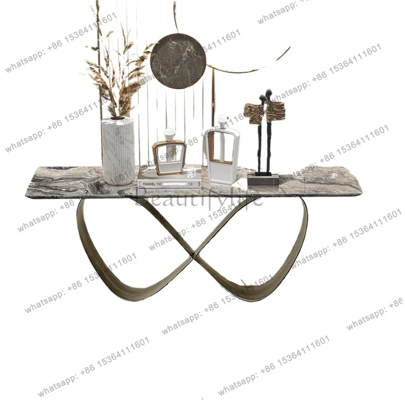 Luxury Modern Console Table Simple Design Classic Creative Entryways Table