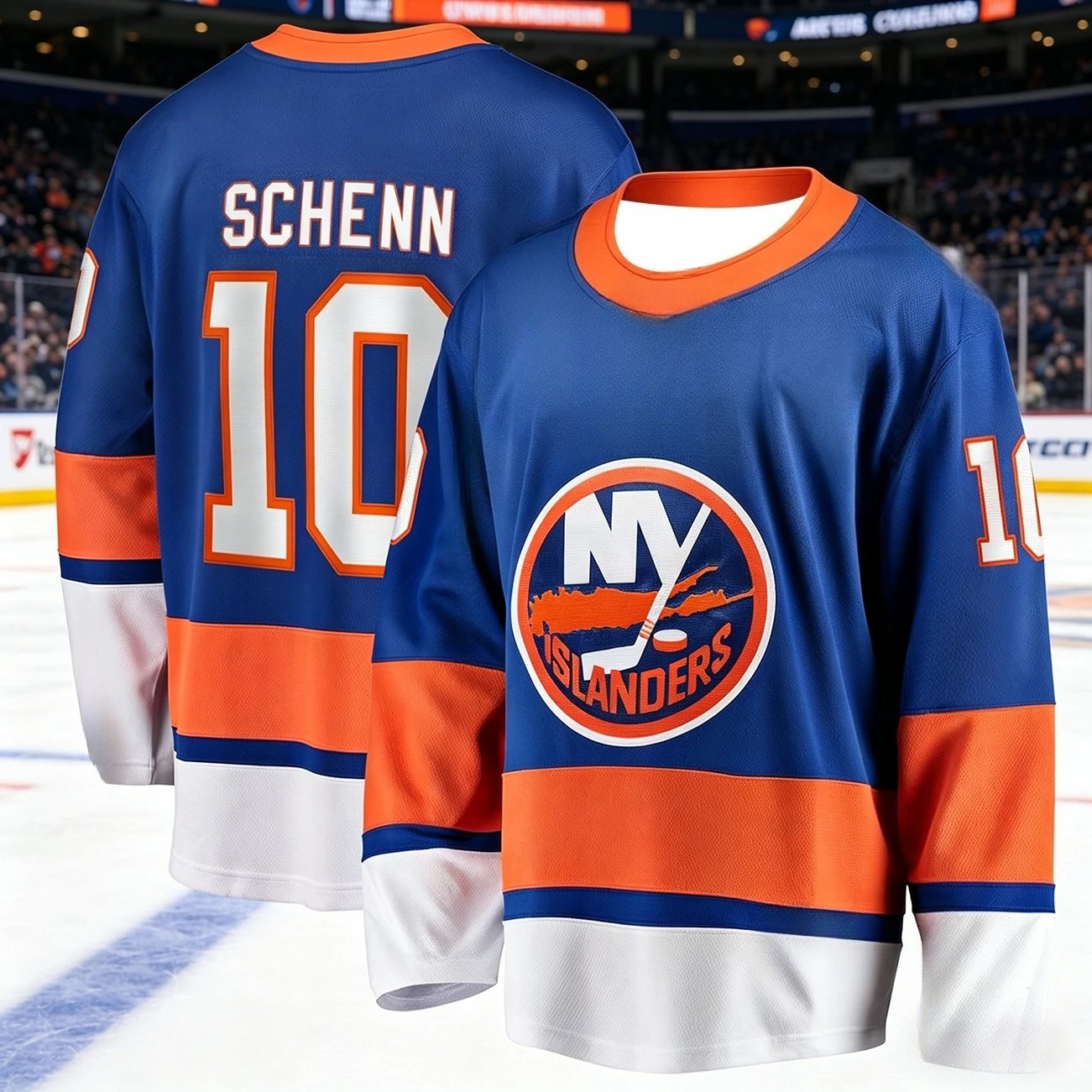 Kinder-T-Shirt, Damen-T-Shirt, Jungen-Top, Erwachsene, Kinder, Eltern-Kind, schnell trocknend, Herren-Langarm-T-Shirt, New York Ice Hockey Premium Sport – Detail 11