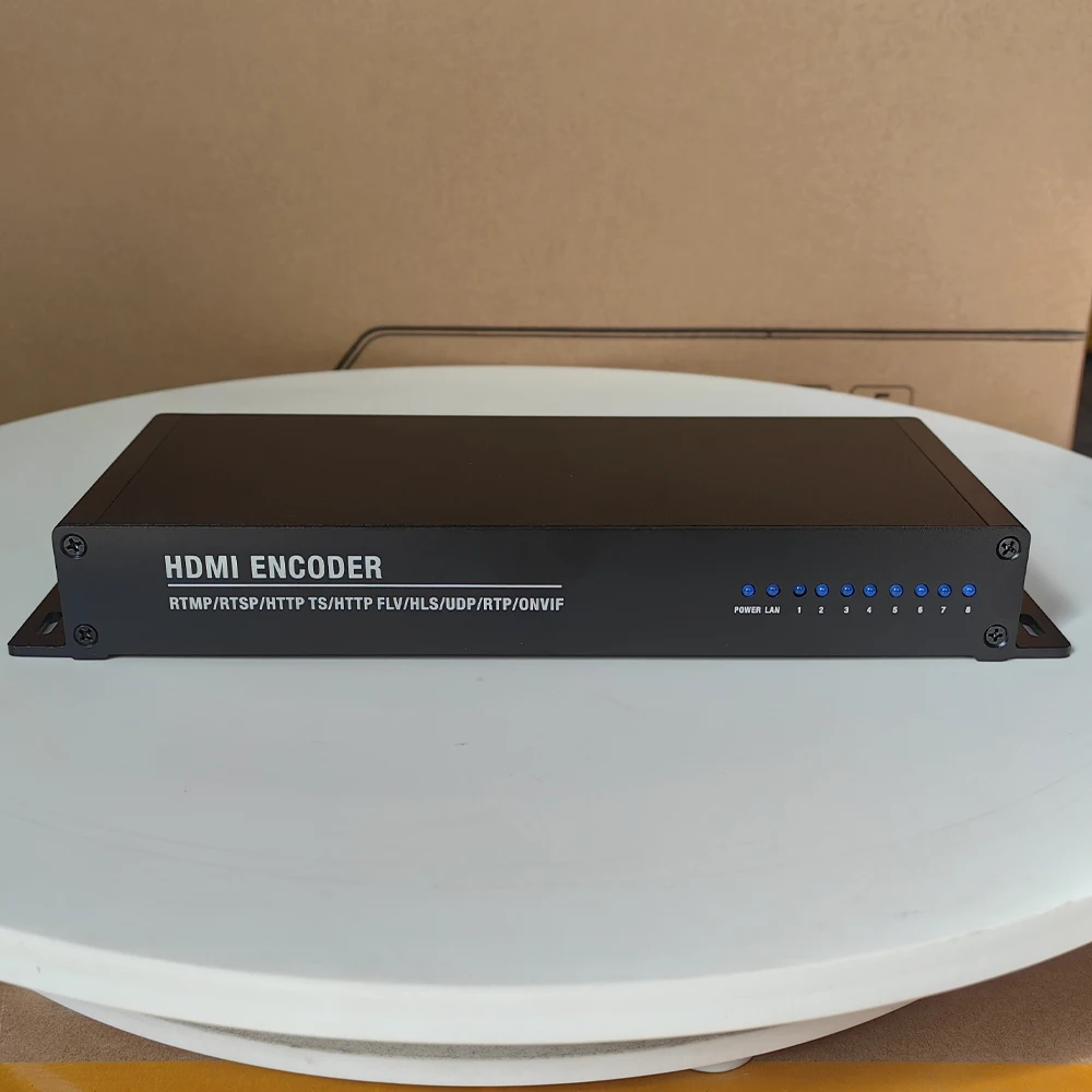 HDMI-Encoder RTSP SRT UDP HTTP Video 1080P H265 H264 Ausrüstung für Radio- und TV-Übertragung 1/4/8 Kanäle HDMI zu IP