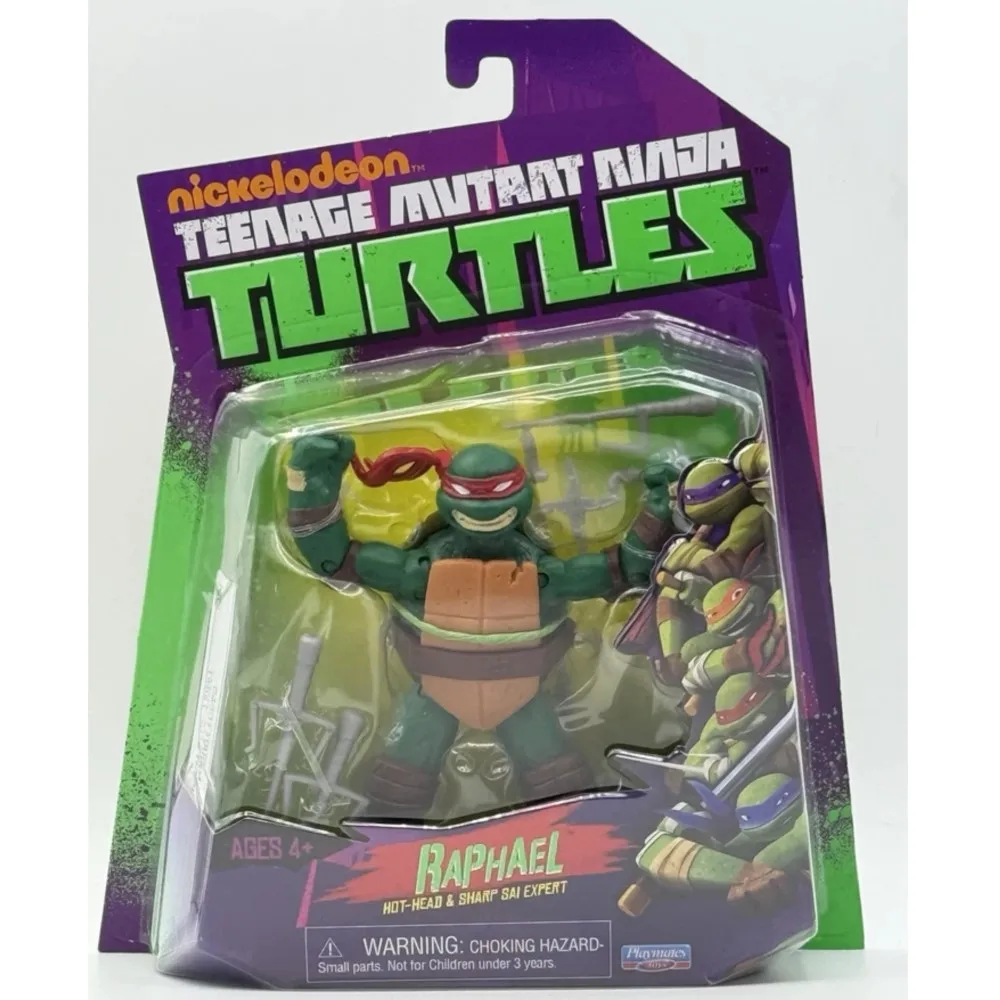 Żółwie Ninja 2012 animowany ruchomy Model Leonardo Raphael Michaelangelo Donatello Metalhead Shredder figurka Playmates