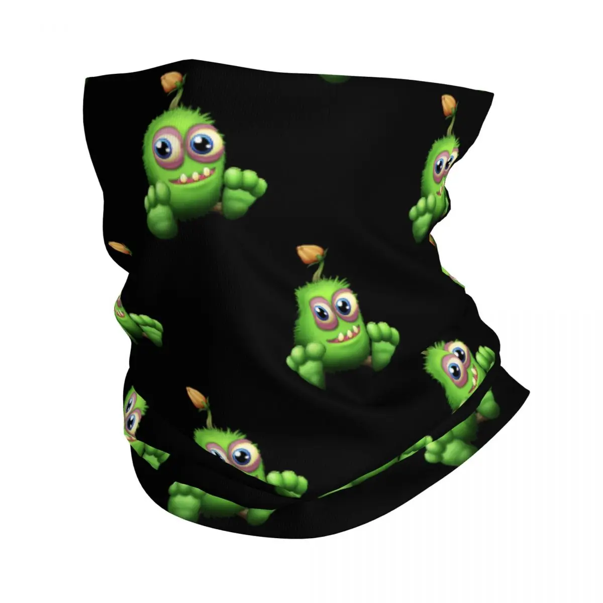 My Singing Monsters Cute Baby Bandana Neck Cover Printed Cartoon Wrap Scarf Warm Headwear Outdoor Sports Unisex Adult Windproof